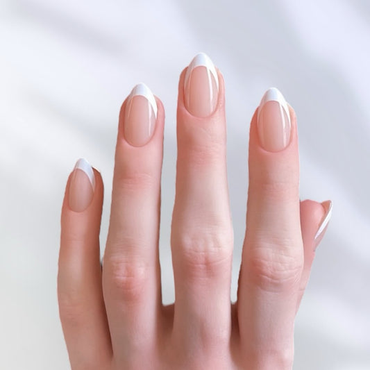 Almond French Nails